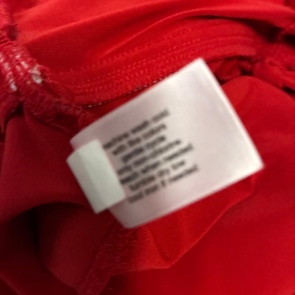 Lane Bryant | Red Stretch Flutter Sleeve Surplice Jumpsuit Size 18/20 - Picture 6 of 8